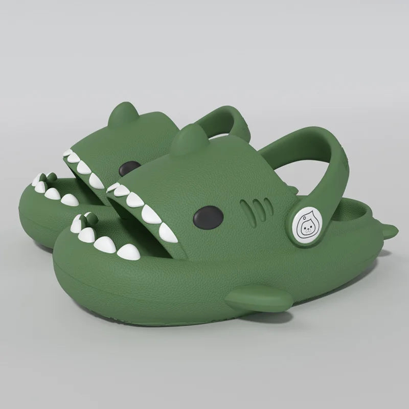 Chinelo Shark Infantil com Alça no Calcanhar